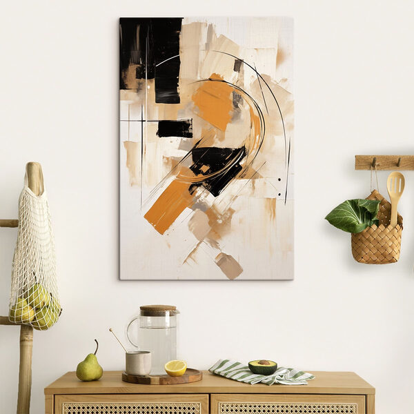 Painting of a question mark