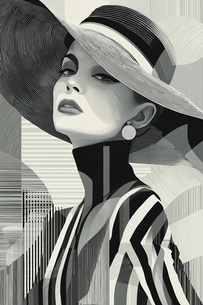 Woman wearing a hat
