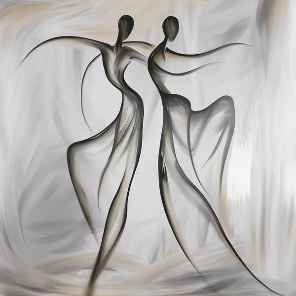 Couple of women dancing
