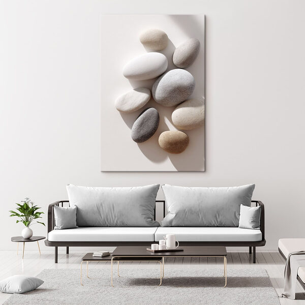 Group of round rocks