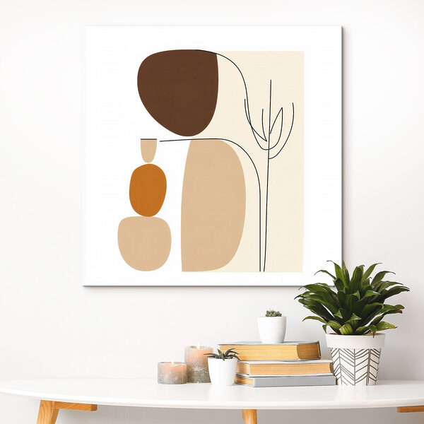 Drawing of a woman and a plant Drawing of a woman and a plant