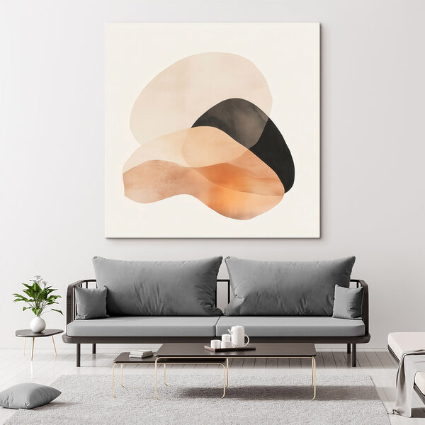 Soft curves in warm tones Soft curves in warm tones