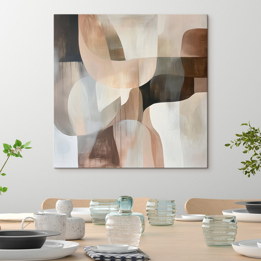 Painting of a variety of shapes