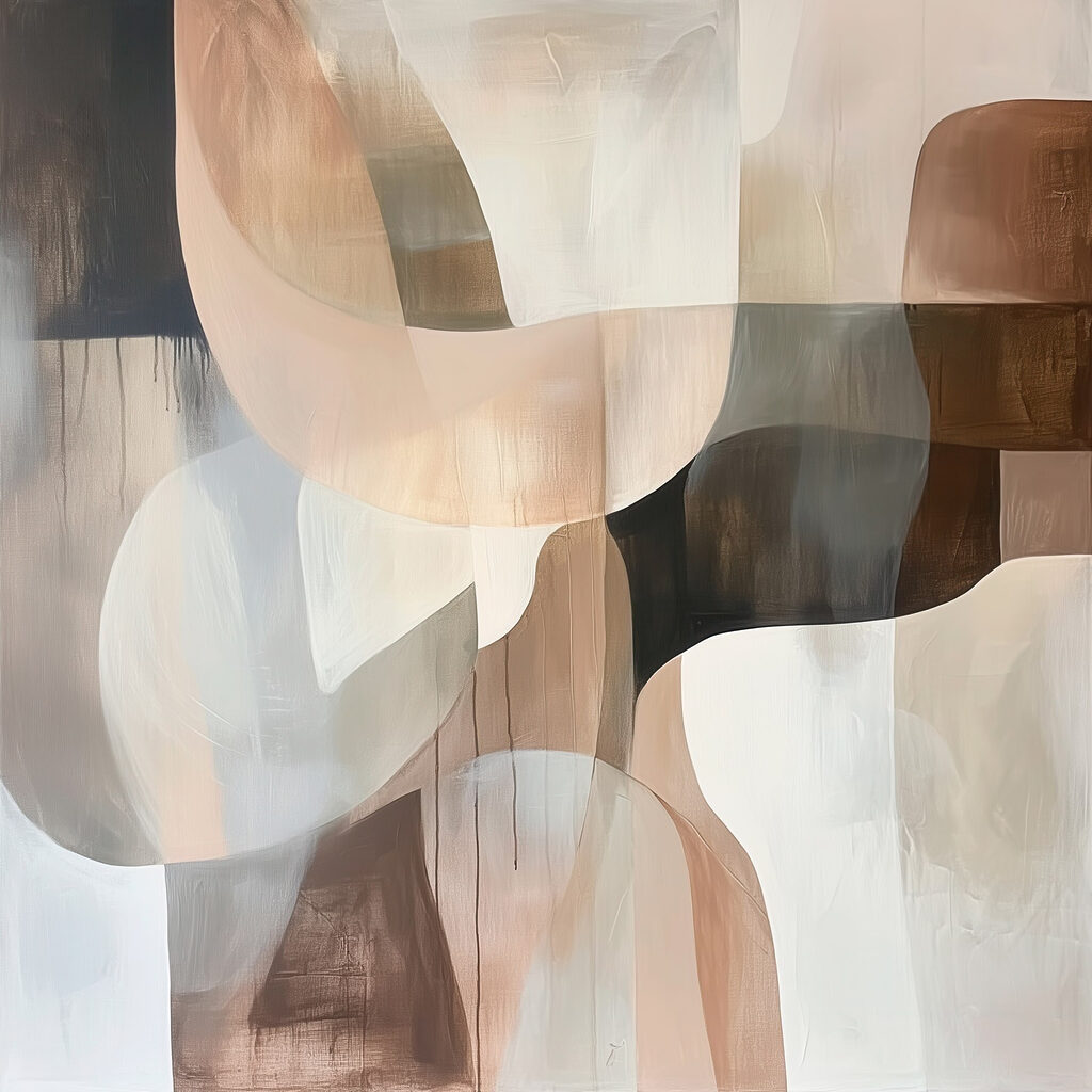 Painting of a variety of shapes