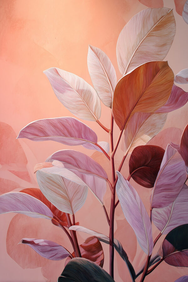 Plant with colorful leaves