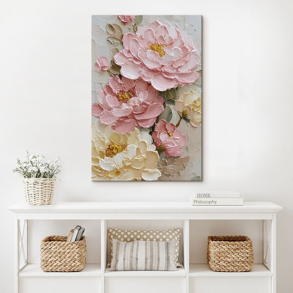 Delicate blossoms in soft hues
