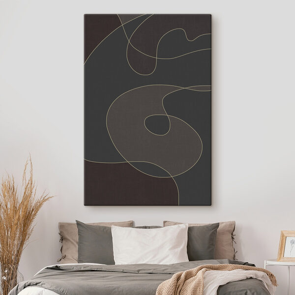 Black and grey background with a yellow line Black and grey background with a yellow line