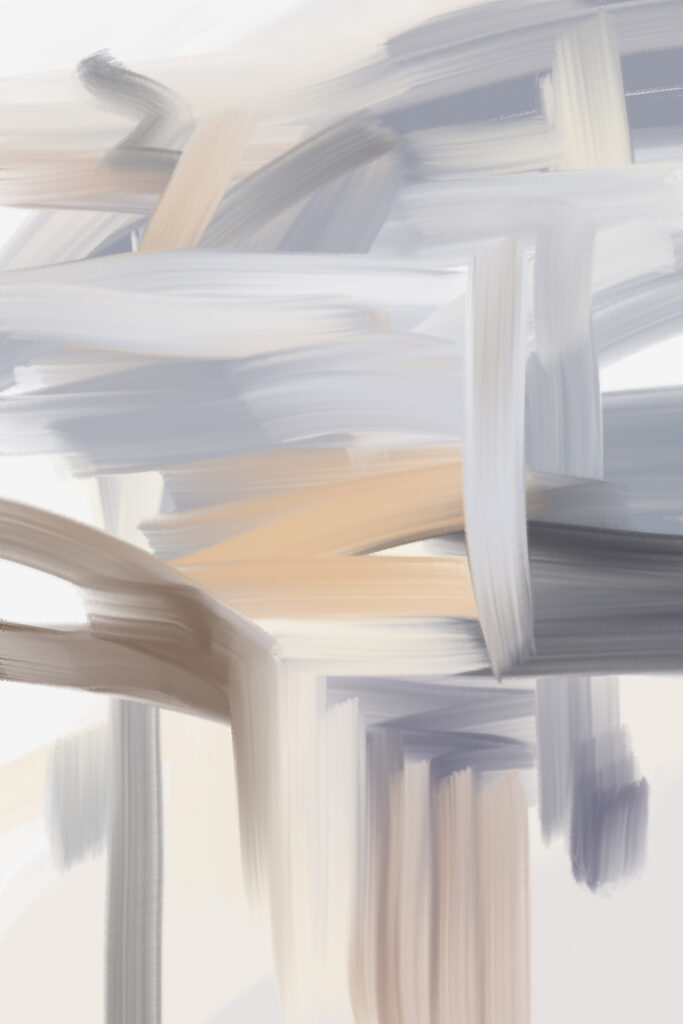 Soft strokes in harmonious colors