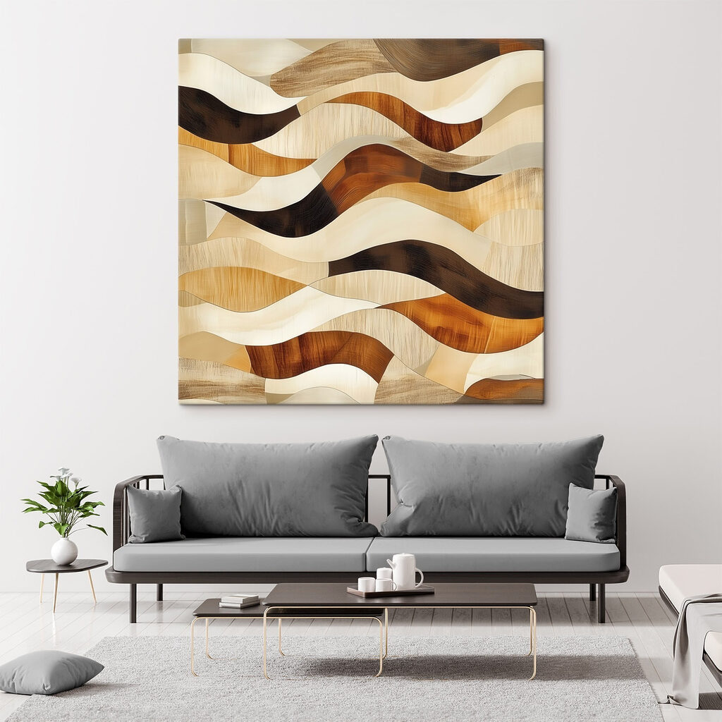 Pattern of wavy lines