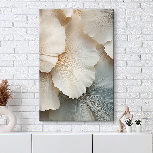 Delicate layers of soft petal forms