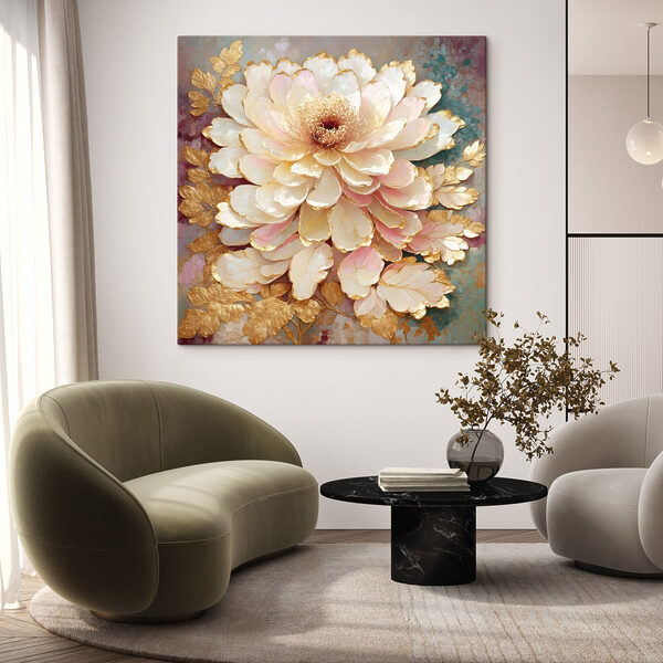 Delicate petals in soft hues