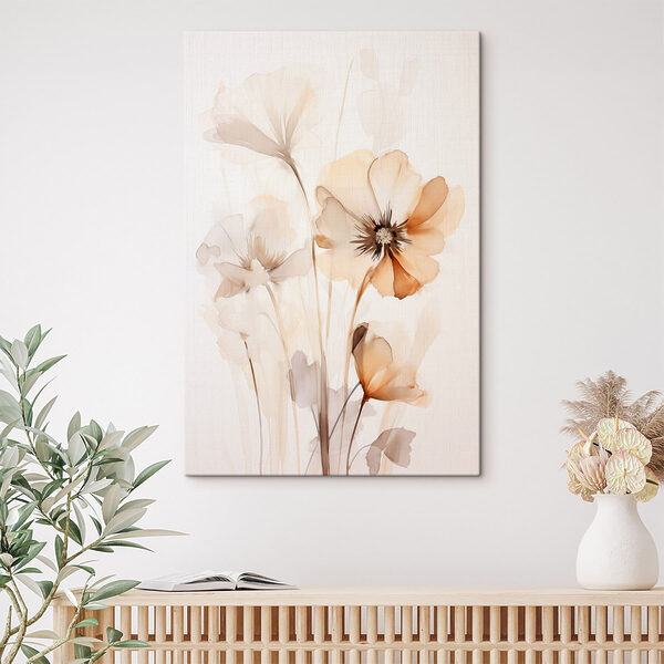 Delicate blooms in soft, warm tones Delicate blooms in soft, warm tones
