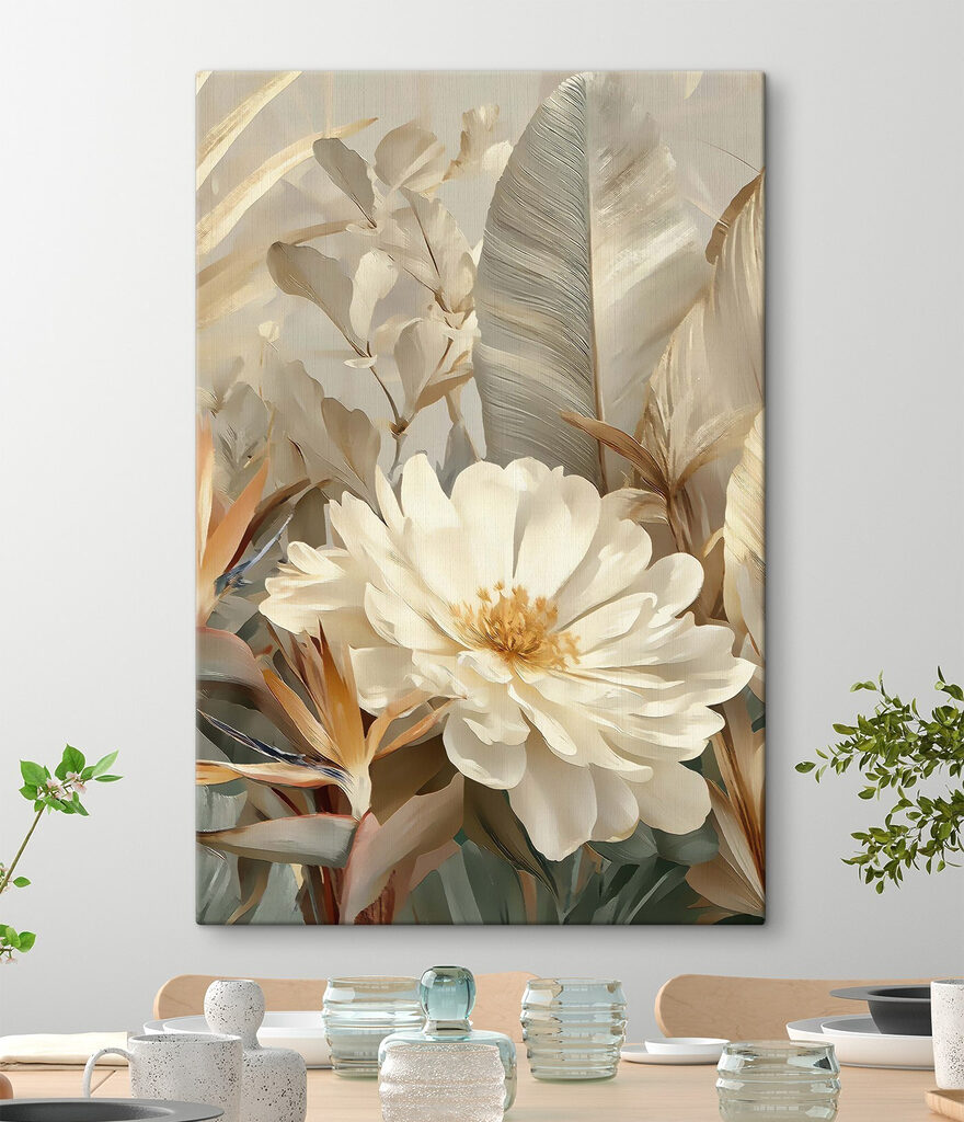 Delicate blooms in soft hues