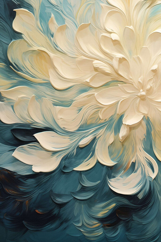 Delicate petals in soft colors