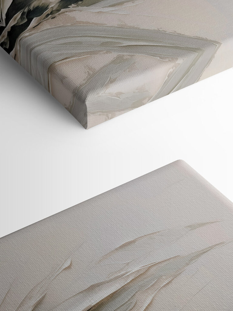 Elegant leaves in soft tones