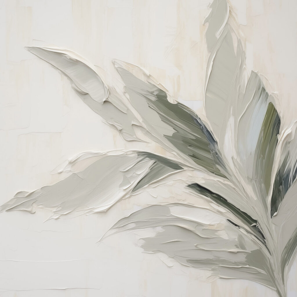 Painting of a leaf