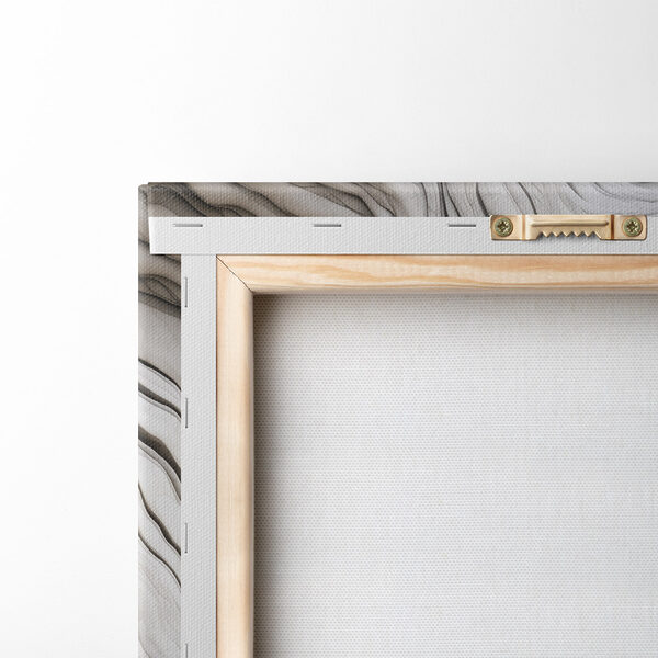 White and grey wavy surface