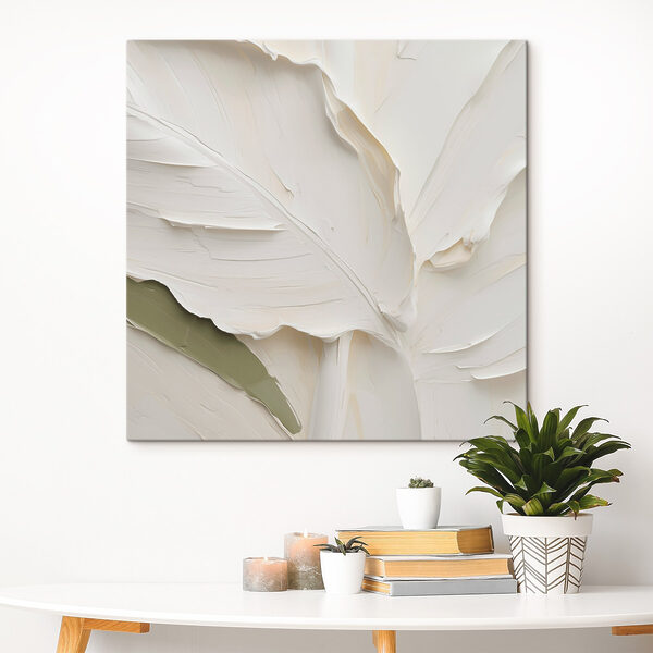 White leaves with a green stripe
