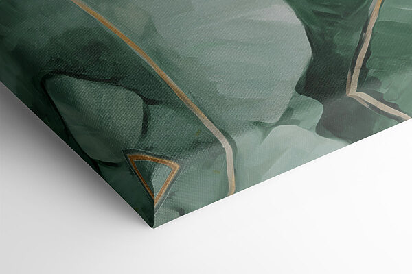 Fresh green leaves against soft background