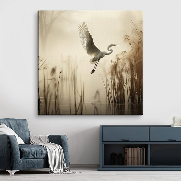 Bird flying over water Bird flying over water