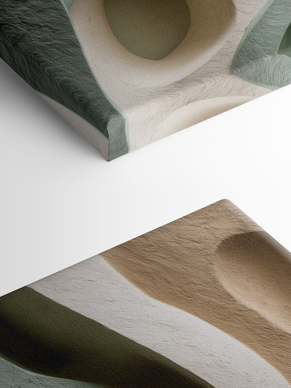 Soft curves and gentle hues blend beautifully