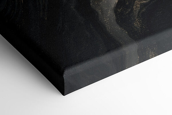 Black and white marbled surface