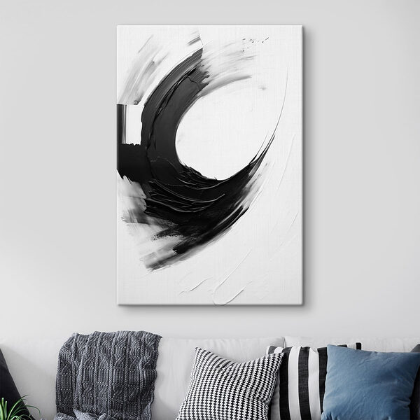 Black and white painting