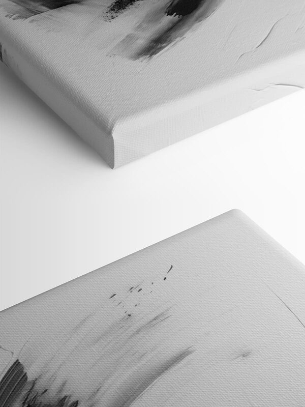 Black and white painting