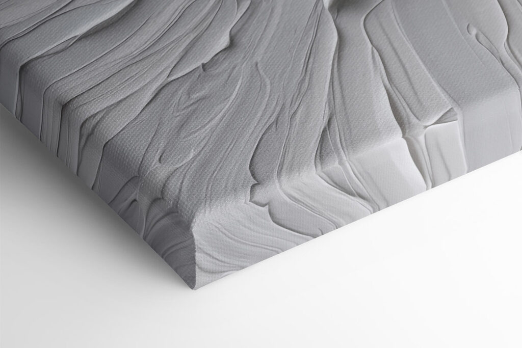 Soft waves of textured paint strokes