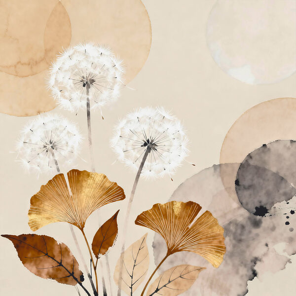 Delicate blooms on soft tones Delicate blooms on soft tones
