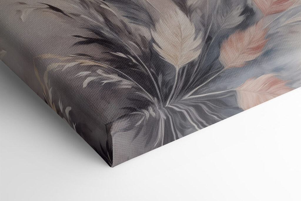 Painting of feathers Painting of feathers