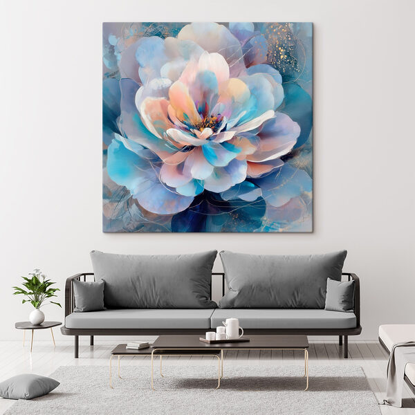 Delicate blooms in soft pastel hues