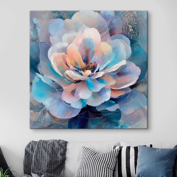 Delicate blooms in soft pastel hues