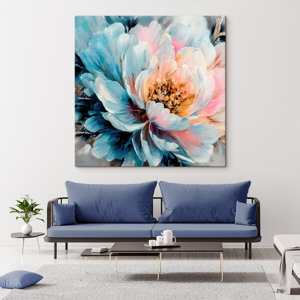 Vibrant blooms in soft pastel tones