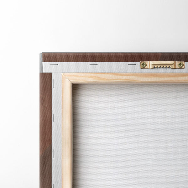 Brown and white wall