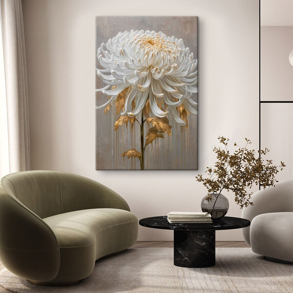 Elegant flower with flowing petals