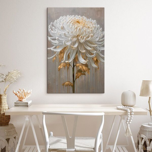 Elegant flower with flowing petals