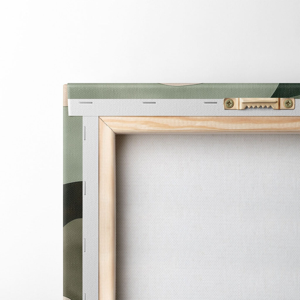 Soft, flowing waves of earth tones