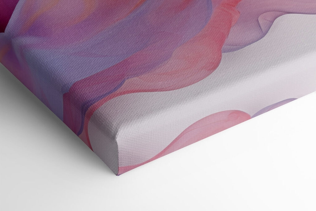 Colorful smoke in a white background