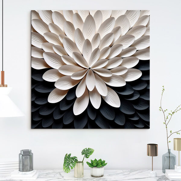 Elegantní design v kontrastních barvách Obraz Elegantní design v kontrastních barvách