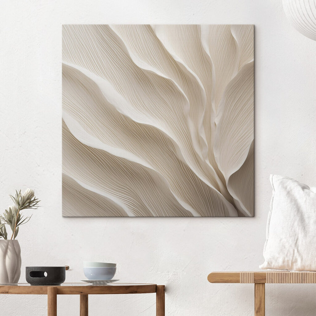 Flowing lines in soft neutral tones