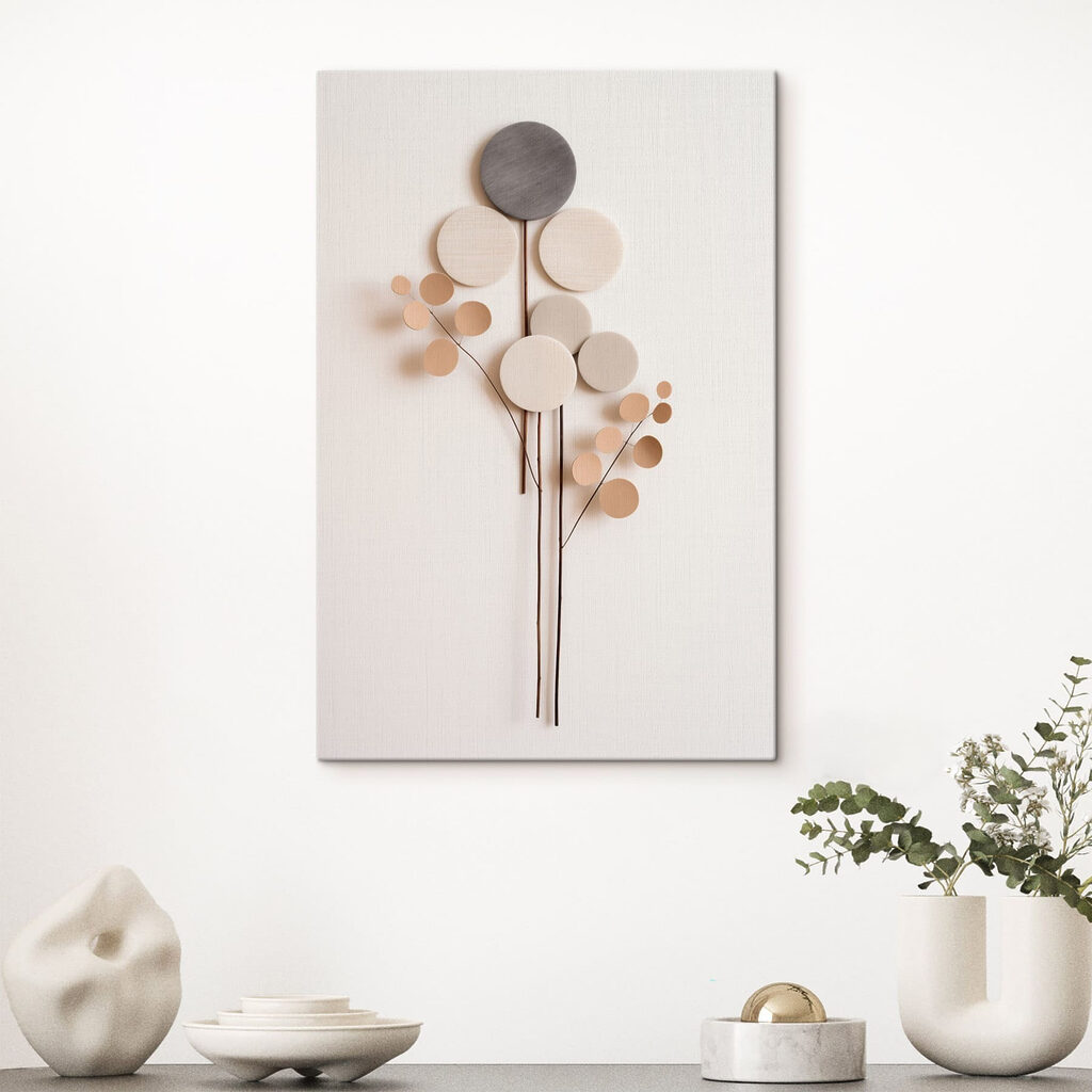 Group of circles on a stem Group of circles on a stem