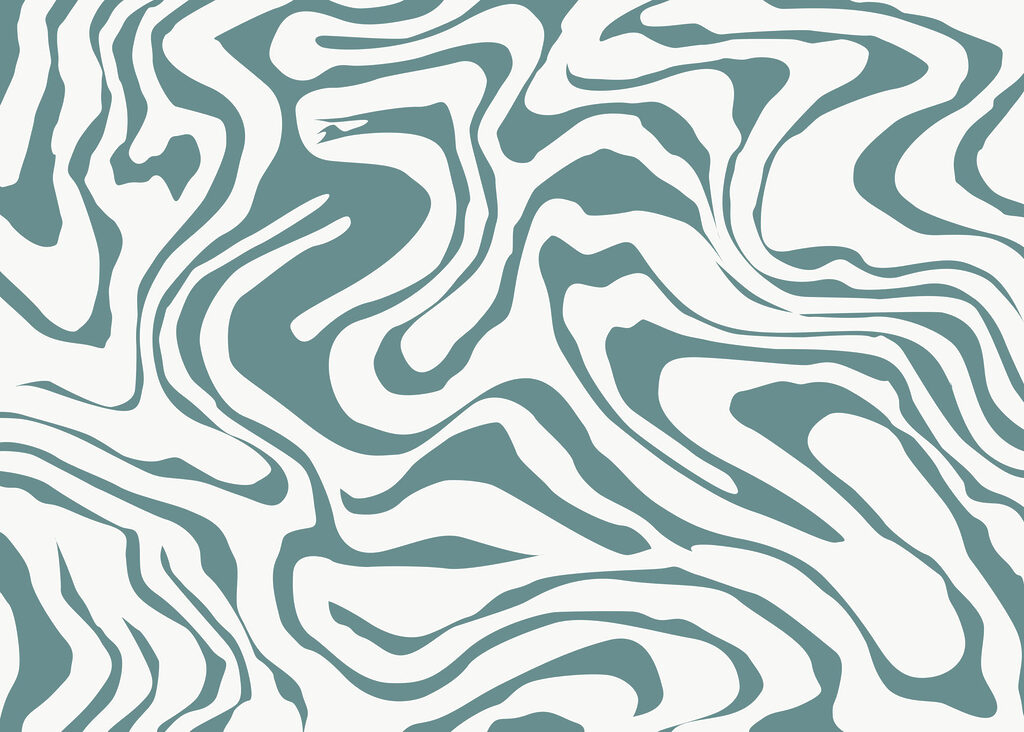 Flowing lines in cool hues Flowing lines in cool hues