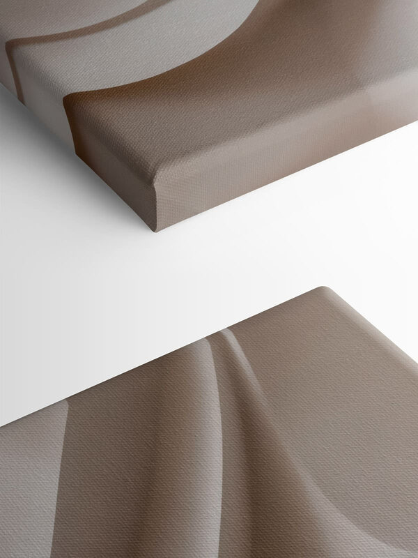 White wall with wavy lines White wall with wavy lines