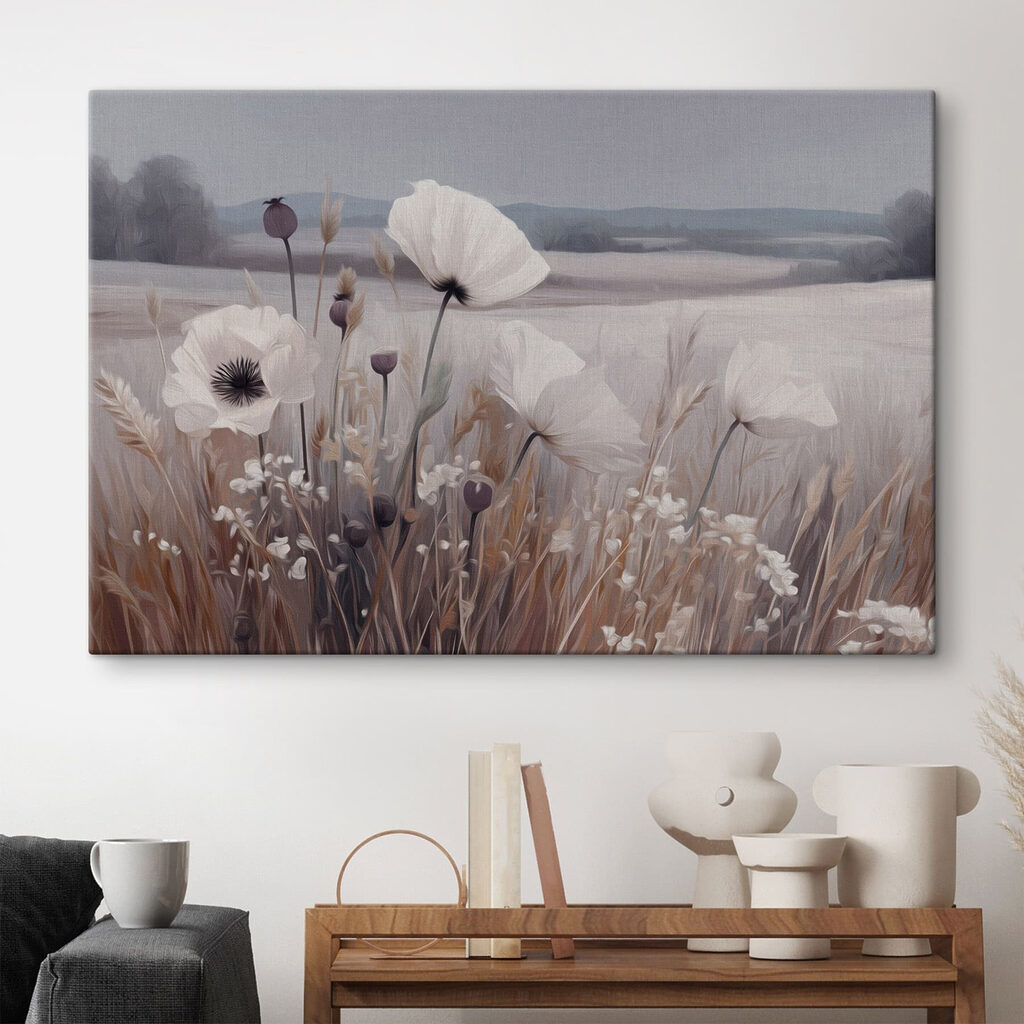 Soft blooms in a serene landscape Soft blooms in a serene landscape