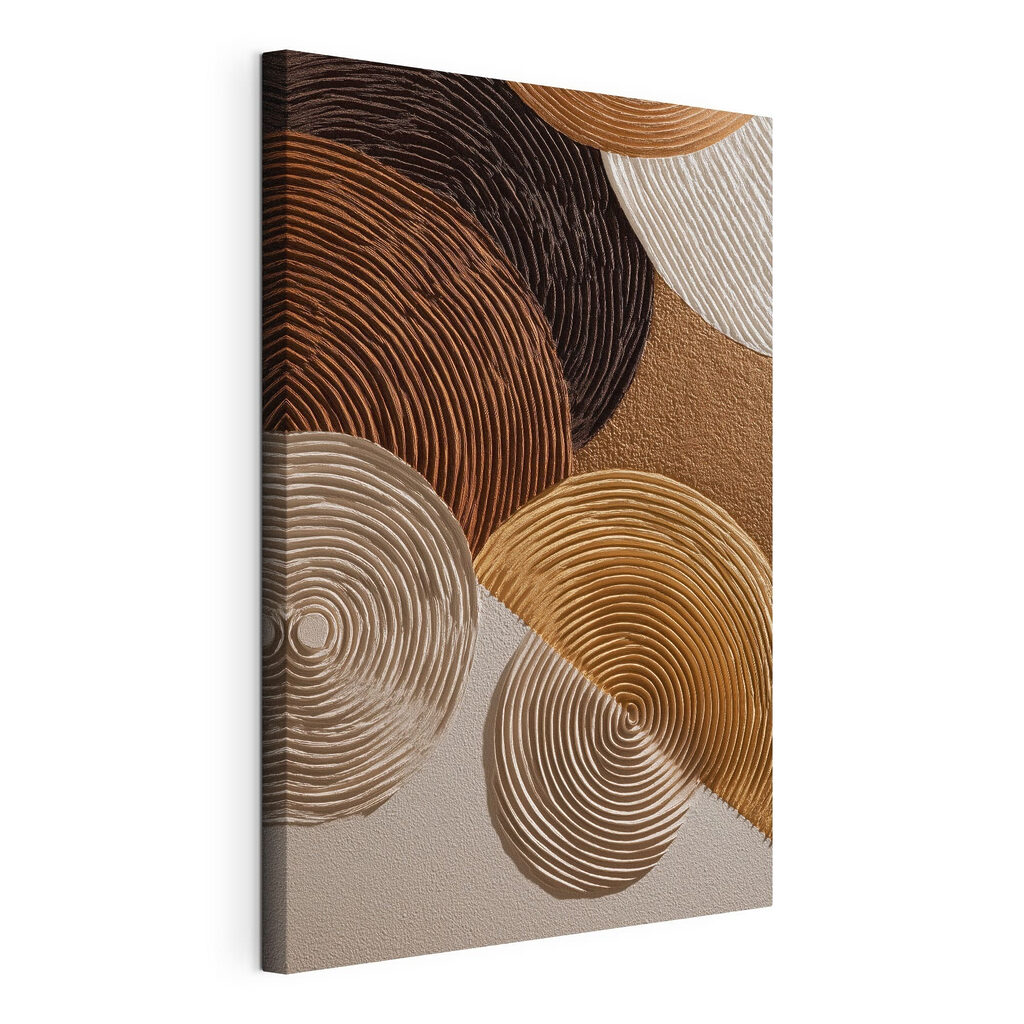 Flowing patterns in earthy tones