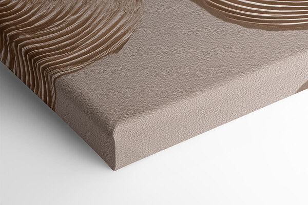 Flowing patterns in earthy tones