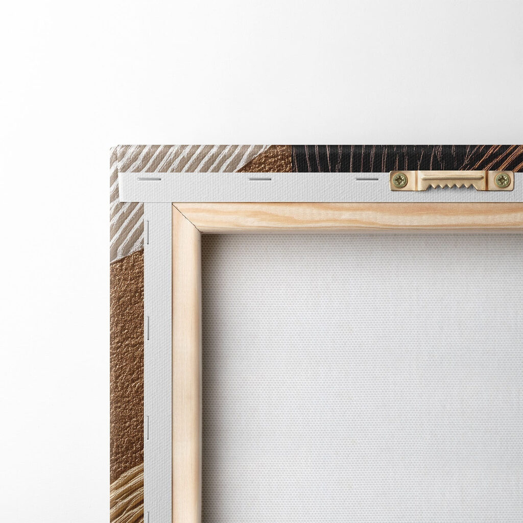 Flowing patterns in earthy tones