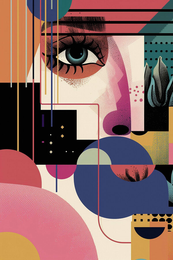 Colorful art piece of artwork