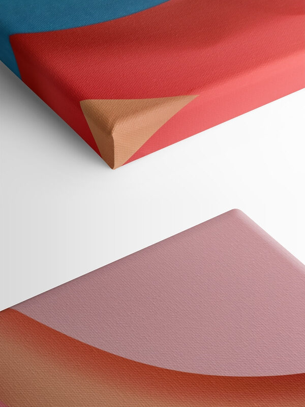 Colorful layers of paper art